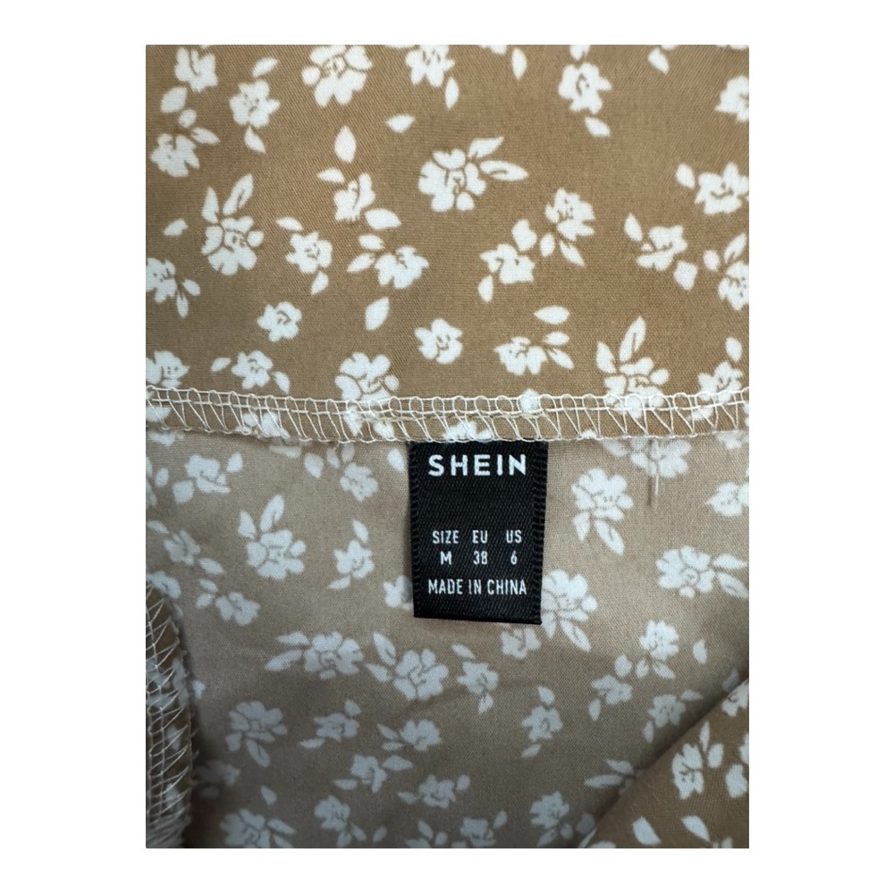 SHEIN Tan Floral Skirt - Picture 5 of 5